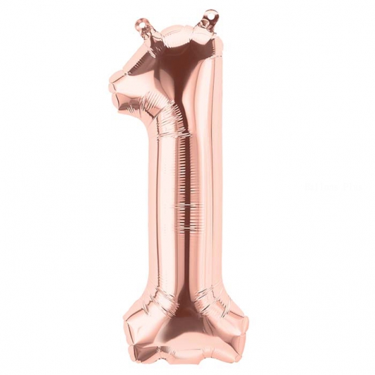 1 chiffre 41 cm rose gold