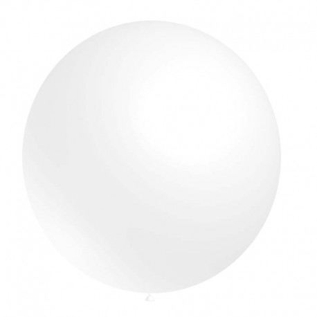 100 ballons 40 cm diamètre blanc