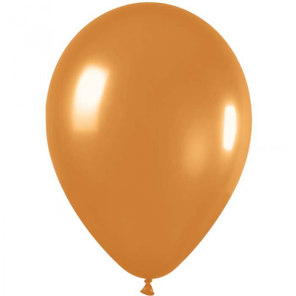 50 ballons sempertex 30 cm métalique satin or 570 a