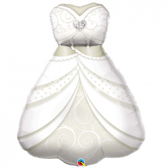 robe de mariée ballon mylar 97 cm