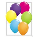 100 ballons qualatex 28 cm couleurs festival