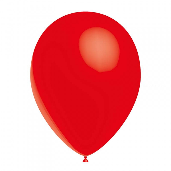 100 ballons rouge standard 14 cm