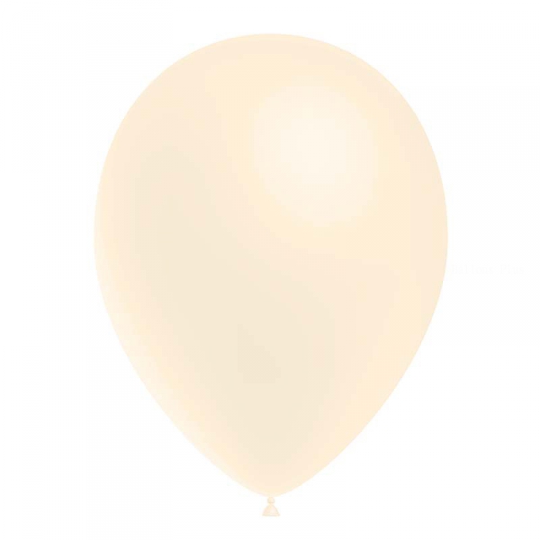 100 ballons Ivoire ballons standard 14 cm