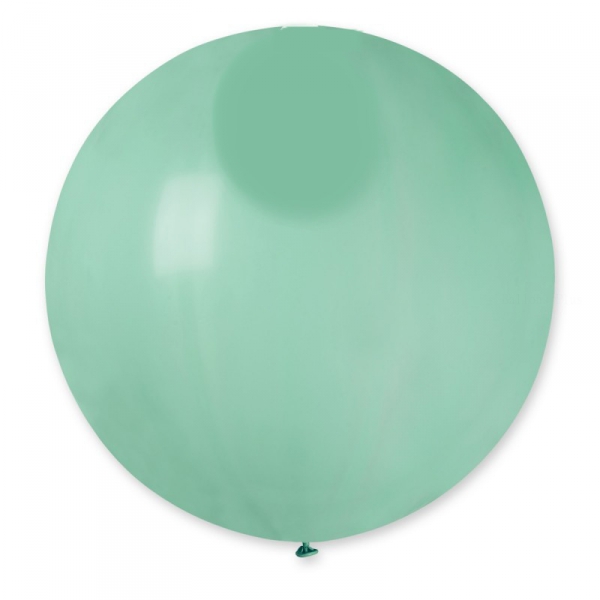 Métaliisé aquamarine rond 40 cm poche de 5