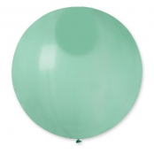 Métaliisé aquamarine rond 40 cm poche de 5