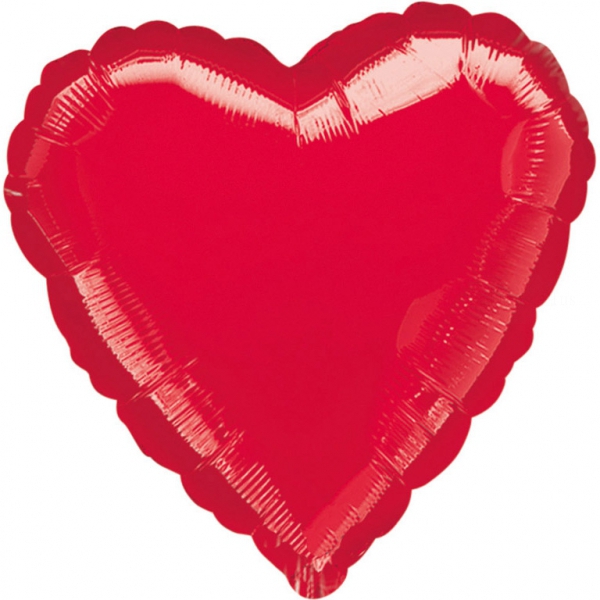 ballon coeur rouge 90 cm mylar