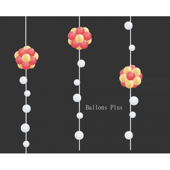 KIT 3 Suspensions Boules rouge et or et Bulleskitboulebulle12rougeor Kits Suspensions KIT 3 Suspensions Boules rouge et or et Bulleskitboulebulle12rougeor Kits Suspensions