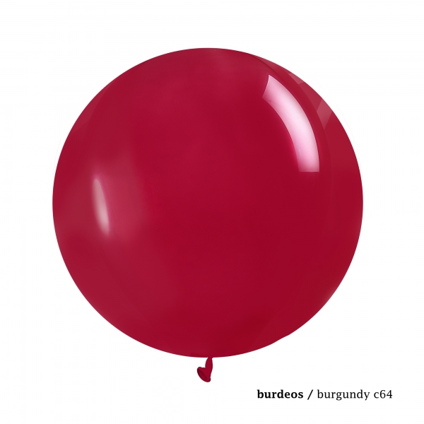 1 ballon bordeaux standard 60 cm