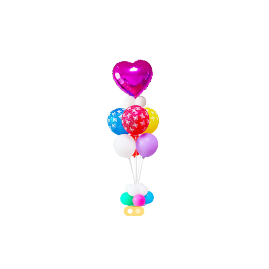 Support pour bouquet ballons air