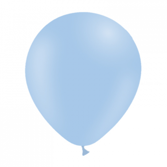 100 ballons Bleu ciel pastel mate 30cm