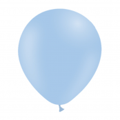 100 ballons bleu ciel pastel mate 14 cm