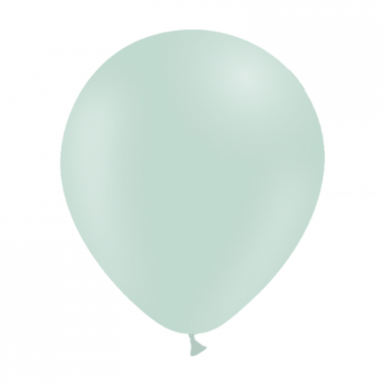 100 ballons vert menthe pastel mate 14 cm
