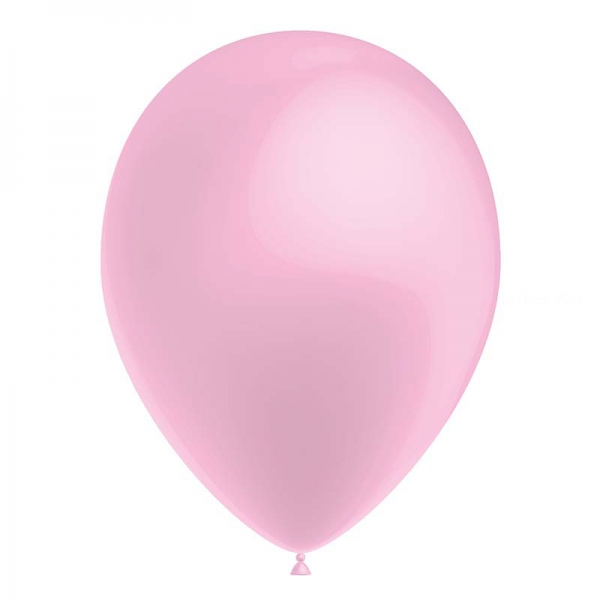 Rose ballons métal 26 cm diamètre poche de 25