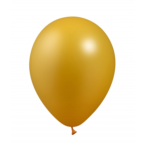 25 ballons or métal 26 cm