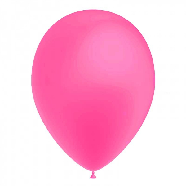 25 ballons rose métal 26 cm