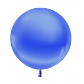 1 ballon bleu roi métal 60 cm