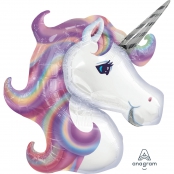 Licorne ballon alu 84*74 cm