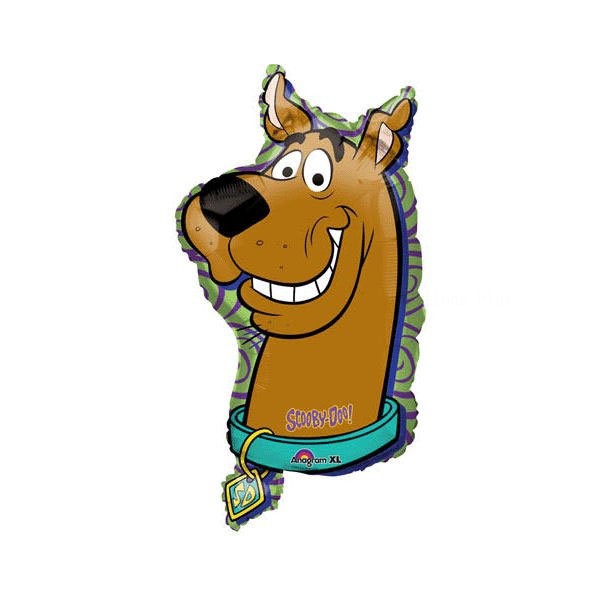 scooby doo mini forme mylar vendu non gonflé air avec tige