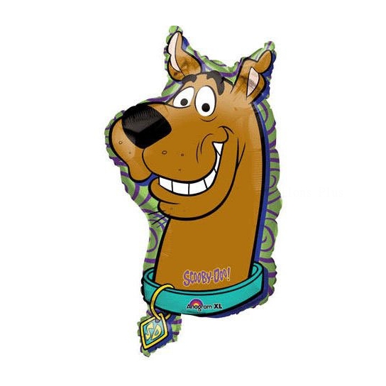 scooby doo mini forme mylar vendu non gonflé air avec tige