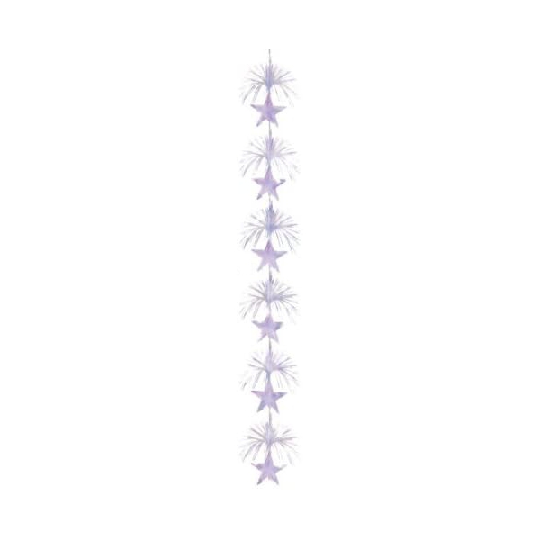1 Suspension cascade étoile irisé