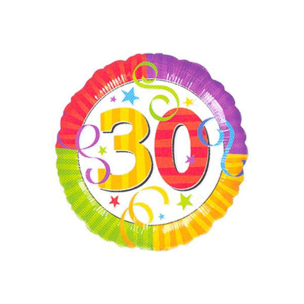 30 raddiant ballon foil 45cm