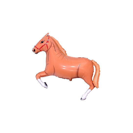 cheval marron 22cm vendu non gonflé