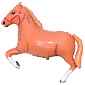 cheval marron 22cm vendu non gonflé