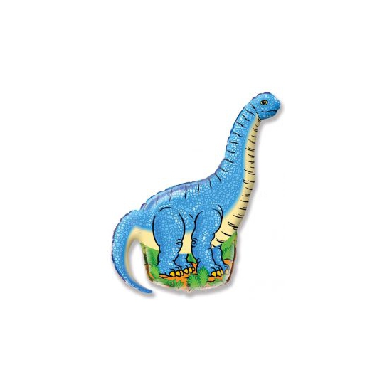 diplodocus bleu mylar air 41 cm