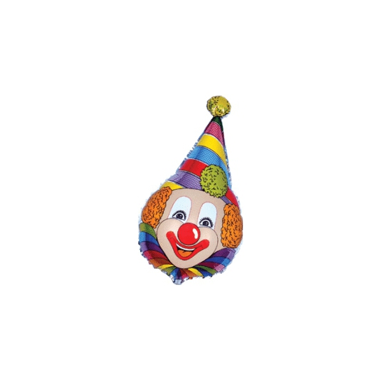 clown chapeau pointu mylar 40 cm