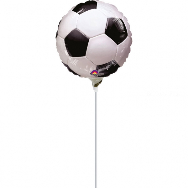 mini ballon foot disque plat 40 avec tige vendu non gonflé