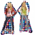 Hannah Montana ballons mini mylar air vendu non gonflé avec tige