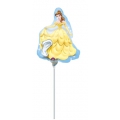 ° Princesse Belle ballons mini mylar air vendu non gonflé avec tige